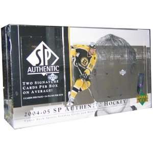  2004/05 Upper Deck SP Authentic Hockey HOBBY Box   24P5C 