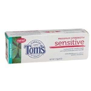  Toms of Maine Sensitive Toothpaste Soothing Mint 4oz 