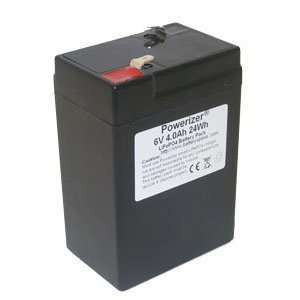  Powerizer LiFePO4 Battery 6V 4Ah (24Wh, 8A rate) with PCM 