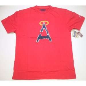  MLB California Angels Red Jacket Legend Mens Medium T 
