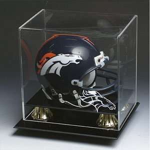  Denver Broncos NFL Full Size Football Helmet Display Case 