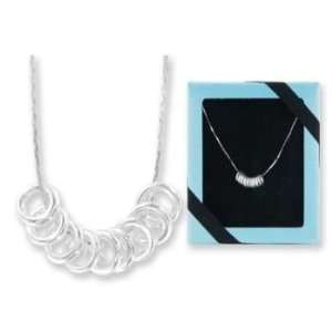  Cloud Nine Silver Finish Necklace Lead Safe Case Pack 36 