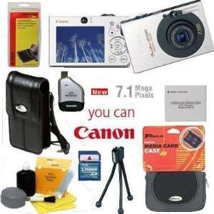  Canon PowerShot SD1000 7.1MP Digital Elph Camera (BLACK 