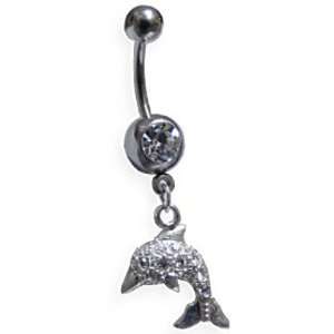  Diamond Dolphin Navel Dangel