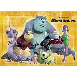  Monsters Inc. Cast Shot Poster Inc Billys Crystal