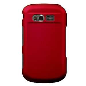  Hard Snap on Shield RED RUBBERIZED Faceplate Cover Sleeve 