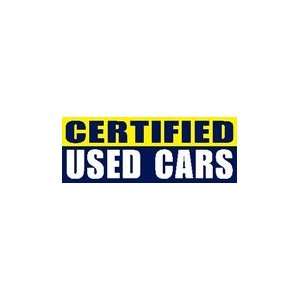  2x6 Certified Used Cars Banner Full color