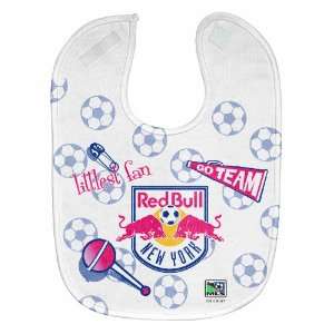  MLS Red Bull New York Full Color Mesh Baby Bib Sports 