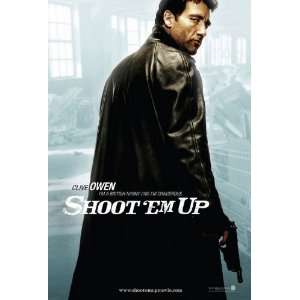  SHOOT EM UP B 27X40 ORIGINAL D/S MOVIE POSTER 