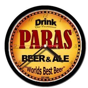  PARAS beer and ale cerveza wall clock 