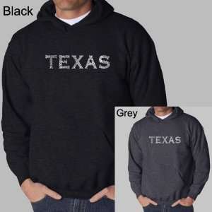   Hooded Sweatshirt XL   Created Using the Most Popular Cities in Texas
