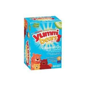  Hero Nutritionals   Yummi Bears Vitamin D 3, 1000, 60 