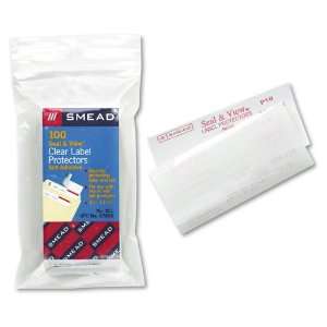  Seal and View File Folder Label Protectors, Clear Laminate 