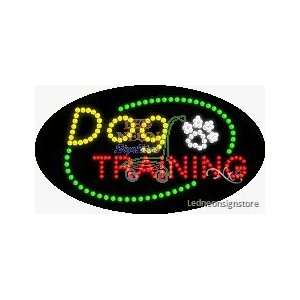  Dog Training LED Business Sign 15 Tall x 27 Wide x 1 
