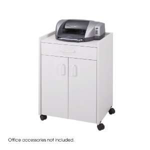  Safco Mobile Refreshment Center With Drawer Gray