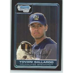  2006 Bowman Chrome Prospects #162 Yovani Gallardo 