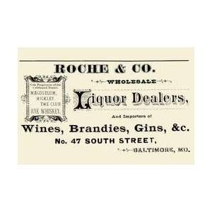   & Co Wholesale Liquor Dealers 12x18 Giclee on canvas