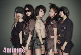 4Minute 4 Minutes Girl Korean K POP Poster Air Suit  
