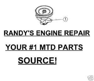 SPINDLE PULLEY ASSEMBLY MTD 918 0624 618 0624 FITS +++  