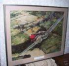 ANTIQUE ANIMATION ART Signed Simdorf 1923, LARGE FRAMED PICTURE 