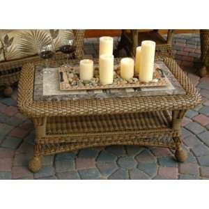   Stone Coffee Table with Aldon Sealed Smooth Stone Top