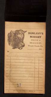 1940s Billhead Steer Dunlavys Market Mauch Chunk PA BH  