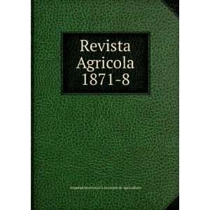   Agricola 1871 8 Imperial Instituto Fluminense de Agricultura Books