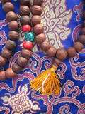   BODHI SEED TURQUOISE ENLIGHTENMENT MALA TIBETAN BUDDHIST NEPAL  
