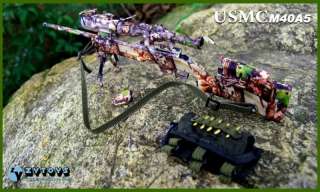 ZY Toys 16 Scale Hunting Camouflage Sniper Rifle M40A5 USMC US Army 