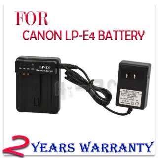 LP E4 Battery+Charger for Canon LPE4 LPE4N LCE4 SLR EOS 1D 1Ds EOS 1DX 