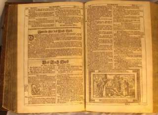 1733 Luther Bible/Biblia/Nurnberg/Folio/100s Woodcuts  