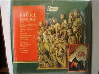 Gabriel Faure REQUIEM OP.48   Vinyl LP Rare  