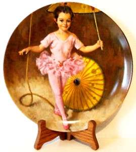 Katie The Tight Rope Walker Collector Plate John McClelland 