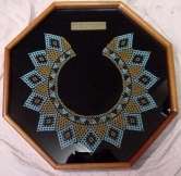 Framed Guaymi Chaquira Necklace  Panama 3.51255  