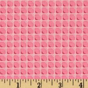  44 Wide Salina Yoon Kids Bubble Squares Pink Fabric By 