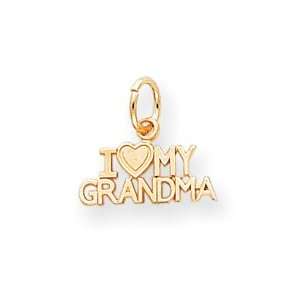   Love My Grandma Charm   Measures 13.3x14.8mm   JewelryWeb Jewelry