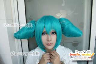 Vocaloid 2 Secret Police Miku Cosplay Wig Costume 0155  