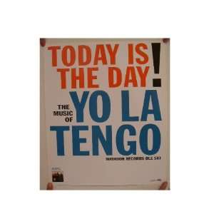  Yo La Tengo Poster Today Is The Day 
