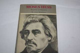 Moses Hess, prophet of Zionism Jewish Biography book  