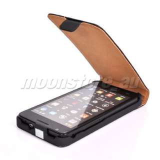 COWSKIN LEATHER CASE COVER SAMSUNG I9100 GALAXY S 2 S2  