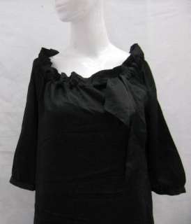 NWOT Pink Tartan Silk Ruffle Dress/Black   Size  XS  