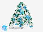 S2 0984 PHENOMENON 2K7 HIBISCUS HOODIE   BLUE, SIZE L. swagger bbc 