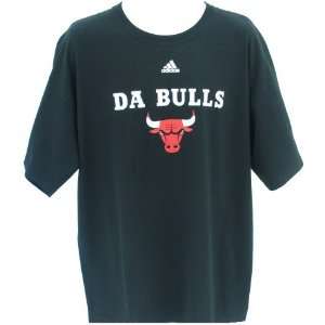  Men`s Chicago Bulls Da Bulls Black Tshirt Sports 