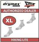 pr drymax lite hiking 1 4 crew socks grey