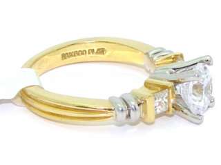 19kt Scott Kay Princess Diamond Engagement Ring M0924  