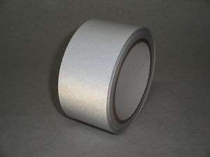 Roll   Silver Reflective Tape   2 in X 30 ft  