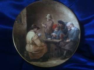 Game At Cards Collectible Plate by David Teniers 1610 1690  