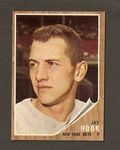 1962 Topps #94 Jay Hook New York Mets Near MINT  