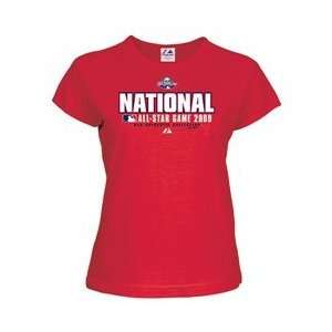  National League All Star 2009 Womens Practice T Shirt by 