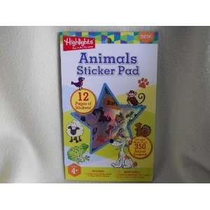  Highlights Animal Sticker Pad Toys & Games